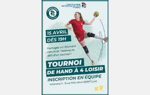 Tournoi Loisir Hand à 4
