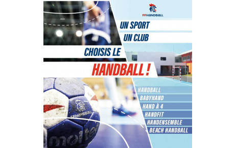 Un sport, un club, choisis le Handball !