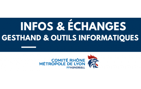 Infos &amp; Echanges - Gesthand &amp; Outils informatiques