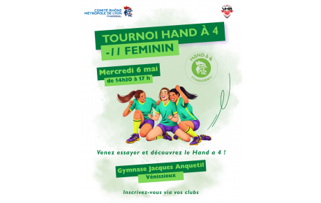 Tournoi M11F Hand à 4